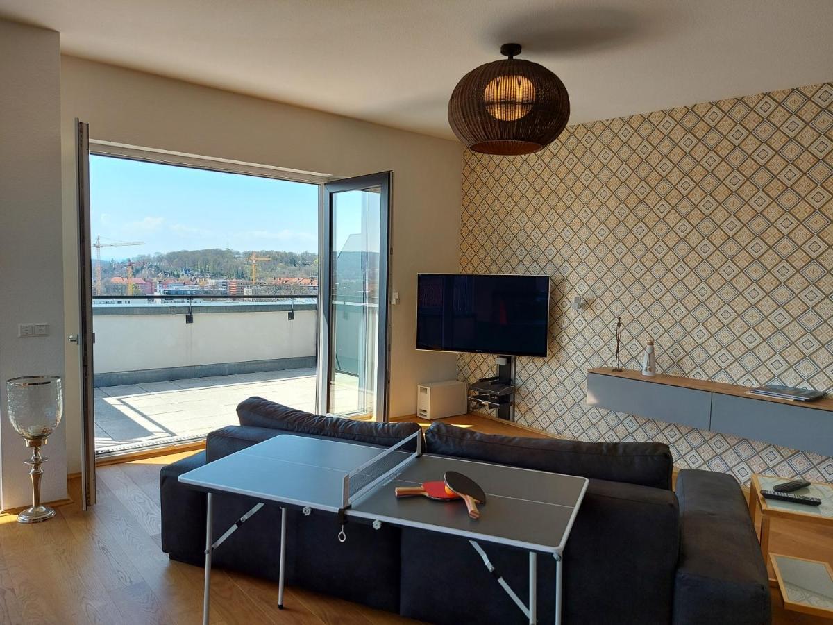 At The Top - Penthouse Ueber Den Daechern Der Stadt Erfurt Exterior photo